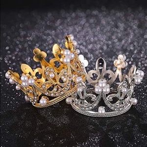 3 Pcs Crown Cake Topper, Party decor and more!